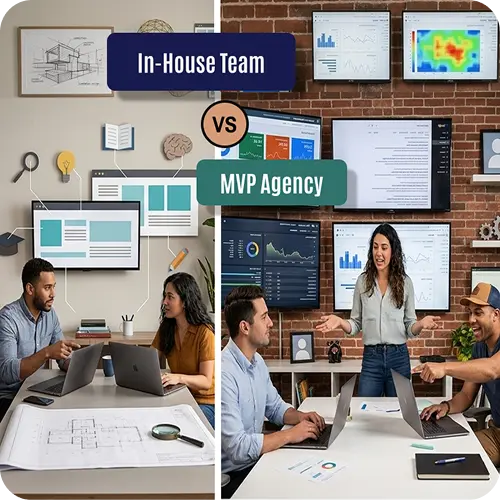 MVP Agency vs In-house Team comparison
