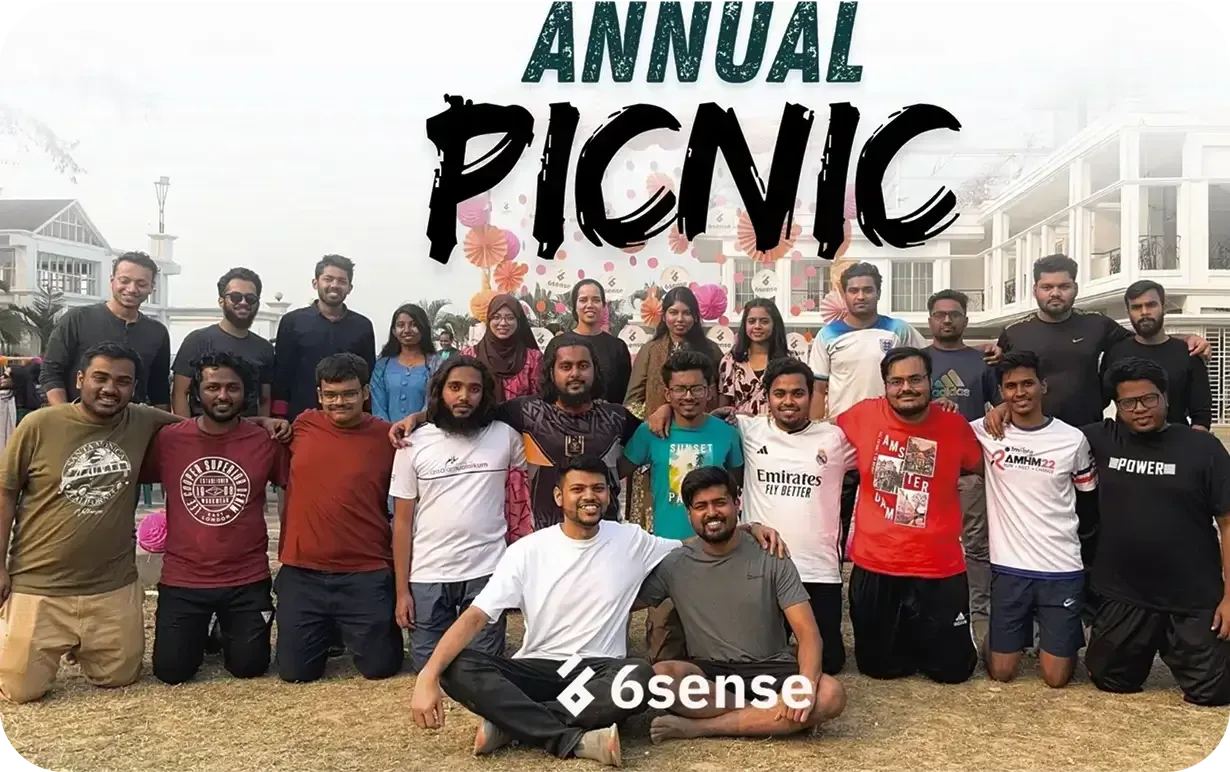 The 6sense HQ team at the annual picnic