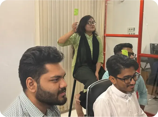 6sense HQ team playing Mother Dialogues on Mother’s Day — photo 4