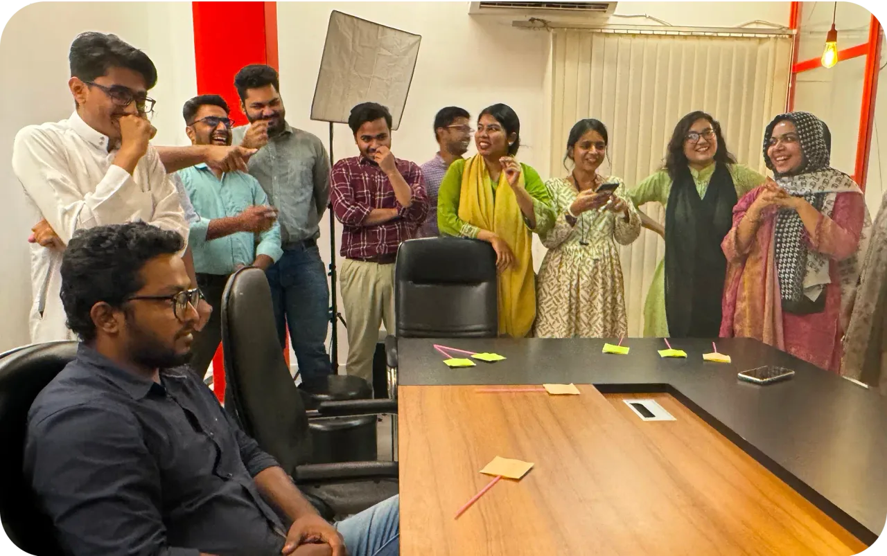 6sense HQ team playing Mother Dialogues on Mother’s Day
