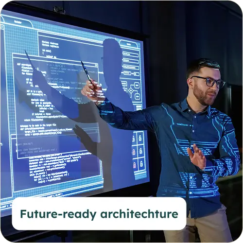 Offshore Java developer at work
