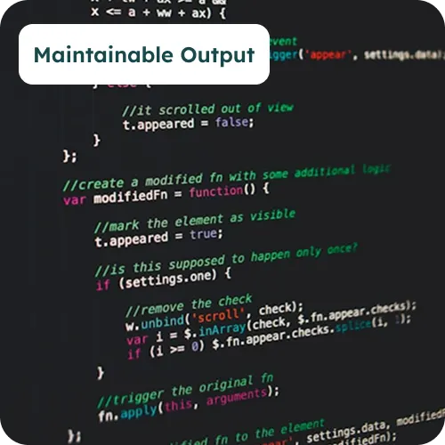 React code delivered by 6sense HQ developers