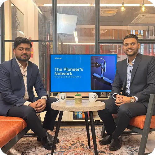 6sense HQ founders at the Pioneer’s Network studio